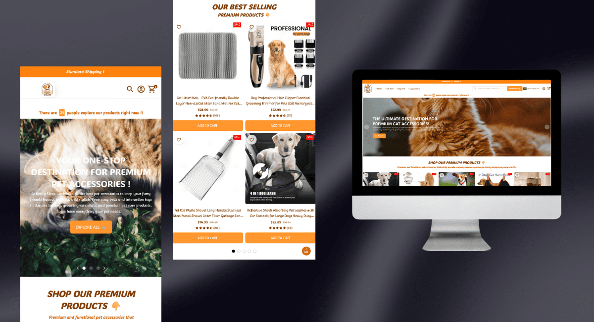 Berlin Shop – Pet Ecommerce Website