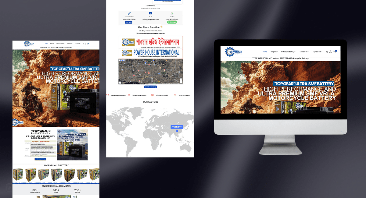 Top Gear Battery – Automotive Battery Brand Website