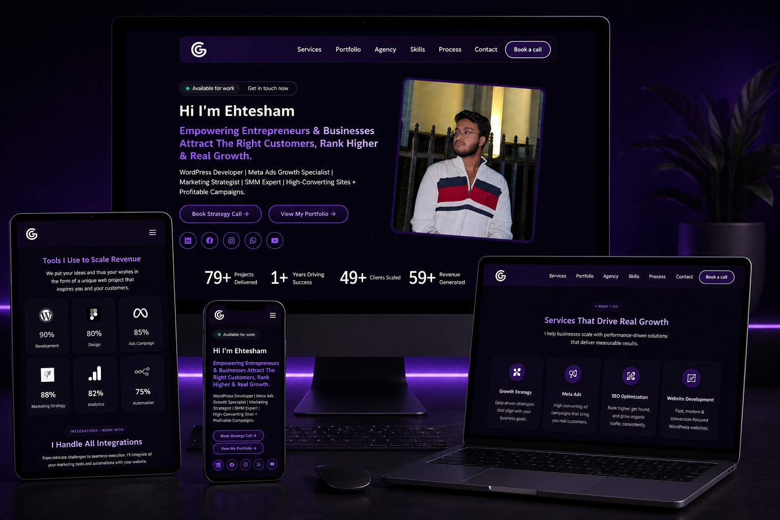 Ehtesham Ahmed Digital – Personal Brand Website