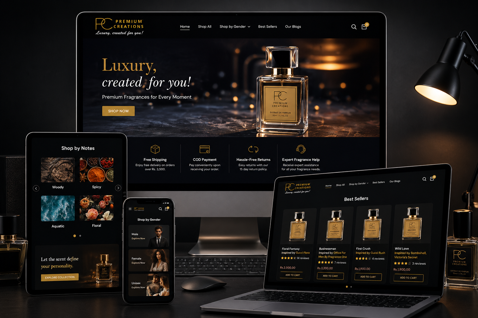 PC Premium Creations – Ecommerce