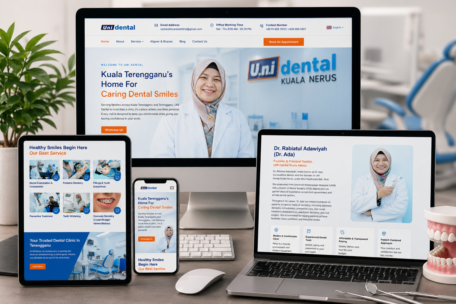 Uni Dental – Healthcare Website